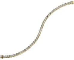 Best Apart Bransoletka z żółtego i białego złota z brylantami - 19 cm - 2,64 ct - próba 585