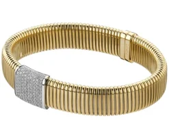 Apart Bransoletka z żółtego i białego złota z brylantami - 0,68 ct - próba 750< Wszystkie