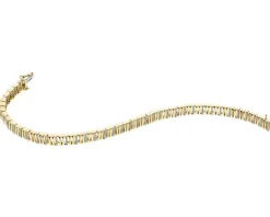 Apart Bransoletka z żółtego złota z diamentami - 18 cm - 0,35 ct - próba 585< Bransoletki Z Diamentami