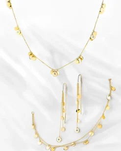 Apart Bransoletka z żółtego złota z diamentem - koła - 0,005 ct - próba 375< Wszystkie