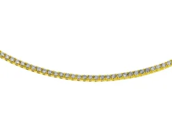 Hot Apart Bransoletka z żółtego złota z brylantami - 18 cm - 1,50 ct - próba 750