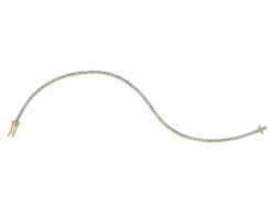 Discount Apart Bransoletka z żółtego złota z brylantami - 18 cm - 0,50 ct - próba 585