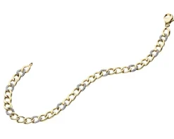 Apart Bransoletka z żółtego złota z diamentami - 18 cm - 0,33 ct - próba 585< Bransoletki Z Diamentami
