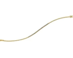 Apart Bransoletka z żółtego złota z brylantami - 18 cm - 0,36 ct - próba 585< Bransoletki Z Diamentami