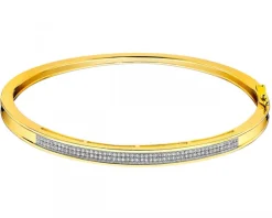 Sale Apart Bransoletka z żółtego złota z diamentami - 0,24 ct - próba 585
