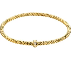 Apart Bransoletka z żółtego złota z brylantem - 0,01 ct - próba 750< Wszystkie