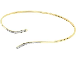 Apart Bransoletka z żółtego złota z brylantami - 0,09 ct - próba 585< Bransoletki Z Diamentami