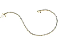 Apart Bransoletka z żółtego złota z diamentami - 18 cm - 0,50 ct - próba 585< Wszystkie