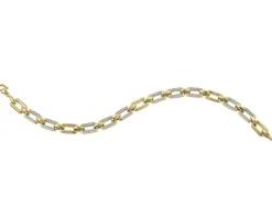 Online Apart Bransoletka z żółtego złota z diamentami - 18 cm - 0,50 ct - próba 585