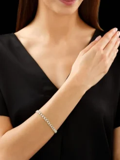Apart Bransoletka z żółtego złota z diamentami - 18 cm - 1,00 ct - próba 585< Bransoletki Z Diamentami