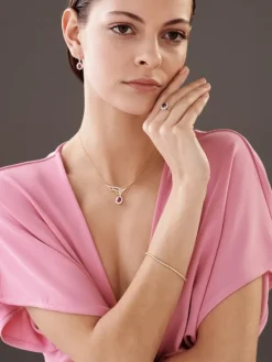 Apart Bransoletka z żółtego złota z brylantami - 18 cm - 2,00 ct - próba 750< Bransoletki Z Diamentami