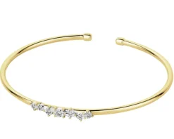 Apart Bransoletka z żółtego złota z brylantami - 0,10 ct - próba 375< Bransoletki Z Diamentami