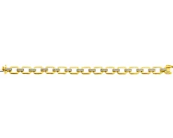 Apart Bransoletka z żółtego złota z diamentami - 18 cm - 0,25 ct - próba 585< Bransoletki Z Diamentami