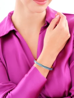 Sale Artelioni Bransoletka ze stali szlachetnej z emalią