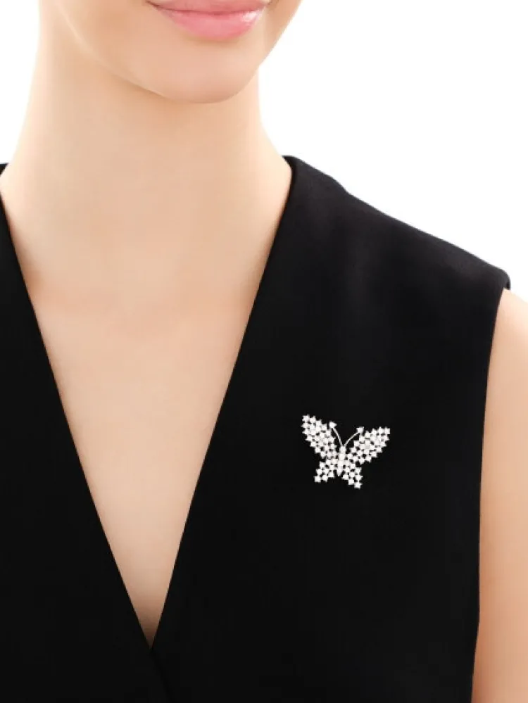 Apart Broszka srebrna z cyrkoniami - motyl< Wszystkie