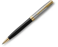 Parker Długopis Sonnet premium metal & black GT< Długopisy Parker