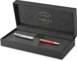 Parker Długopis Sonnet sand blasted metal orange< Długopisy Parker