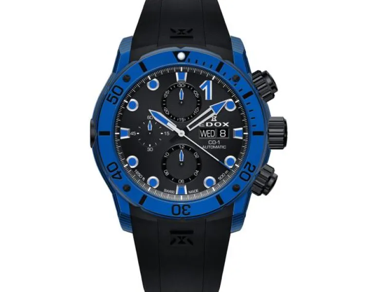 Outlet Edox Carbon Chronograph Automatic