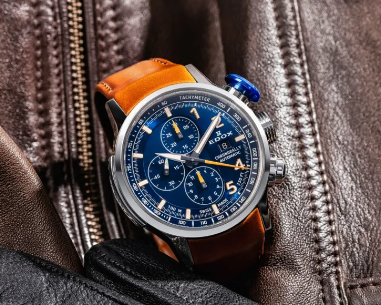 Edox Chronorally Chronograph Automatic< Zegarki Męskie