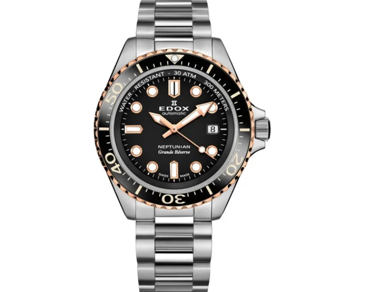 Clearance Edox Sky Diver Neptunian Automatic