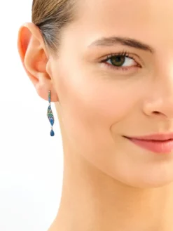 Online Apart Kolczyki srebrne z cyrkoniami