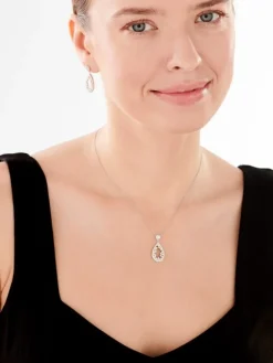Apart Kolczyki srebrne z cyrkoniami< Kolczyki Ślubne