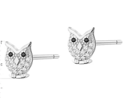 Apart Kolczyki srebrne z cyrkoniami - sowy< Wszystkie