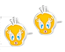Apart Kolczyki srebrne z emalią - Looney Tunes, Tweety, Warner Bros. Discovery< Wszystkie