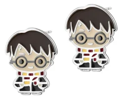 Clearance Apart Kolczyki srebrne z emalią - Harry Potter, Warner Bros. Discovery