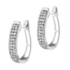 Apart Kolczyki z białego złota z diamentami - 0,19 ct - próba 585< Kolczyki Z Diamentami