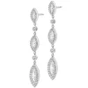 New Apart Kolczyki z białego złota z diamentami - 0,90 ct - próba 585