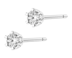 Apart Kolczyki z białego złota z brylantami - 0,36 ct - próba 585< Wszystkie