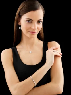 Apart Kolczyki z białego złota z diamentami - 1,74 ct - próba 585< Kolczyki Z Diamentami