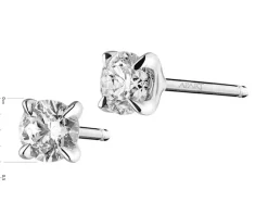 Apart Kolczyki z białego złota z brylantami - 0,36 ct - próba 750< Kolczyki Z Diamentami