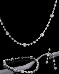 Hot Apart Kolczyki z białego złota z brylantami - 0,75 ct - próba 750