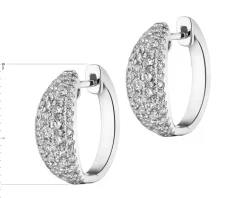 Apart Kolczyki z białego złota z brylantami - 1,05 ct - próba 750< Kolczyki Z Diamentami