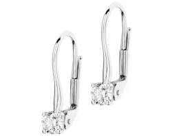 Apart Kolczyki z białego złota z brylantami - 0,33 ct - próba 585< Wszystkie