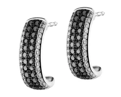 Apart Kolczyki z białego złota z diamentami - 0,56 ct - próba 585< Kolczyki Z Diamentami