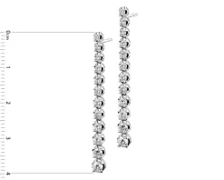 Apart Kolczyki z białego złota z brylantami - 1,00 ct - próba 750< Wszystkie