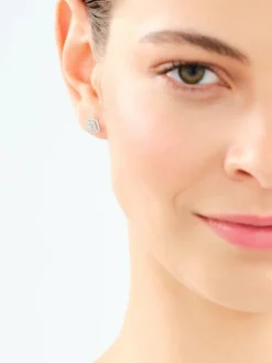 Apart Kolczyki z białego złota z diamentami - 0,29 ct - próba 585< Wszystkie