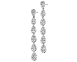 Apart Kolczyki z białego złota z brylantami - 2,79 ct - próba 750< Wszystkie