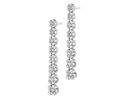 Apart Kolczyki z białego złota z brylantami - 2,14 ct - próba 750< Wszystkie