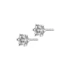 Apart Kolczyki z białego złota z brylantami - 0,12 ct - próba 750< Kolczyki Z Diamentami