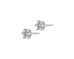 Apart Kolczyki z białego złota z brylantami - 0,12 ct - próba 750< Kolczyki Z Diamentami