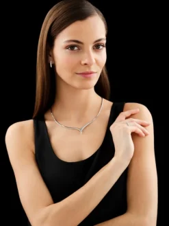 Apart Kolczyki z białego złota z brylantami - koła - 0,50 ct - próba 585< Kolczyki Z Diamentami