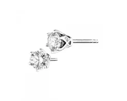 Apart Kolczyki z białego złota z brylantami - 0,49 ct - próba 750< Kolczyki Z Diamentami