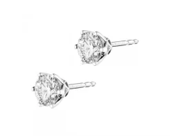 Apart Kolczyki z białego złota z brylantami - 0,49 ct - próba 750< Kolczyki Z Diamentami