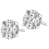 New Apart Kolczyki z białego złota z diamentami - 1,18 ct - próba 585