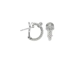 Fope Kolczyki z białego złota z brylantami - 0,18 ct - próba 750< Wszystkie