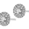 New Apart Kolczyki z białego złota z brylantami - SI2/H - 1,25 ct - próba 750